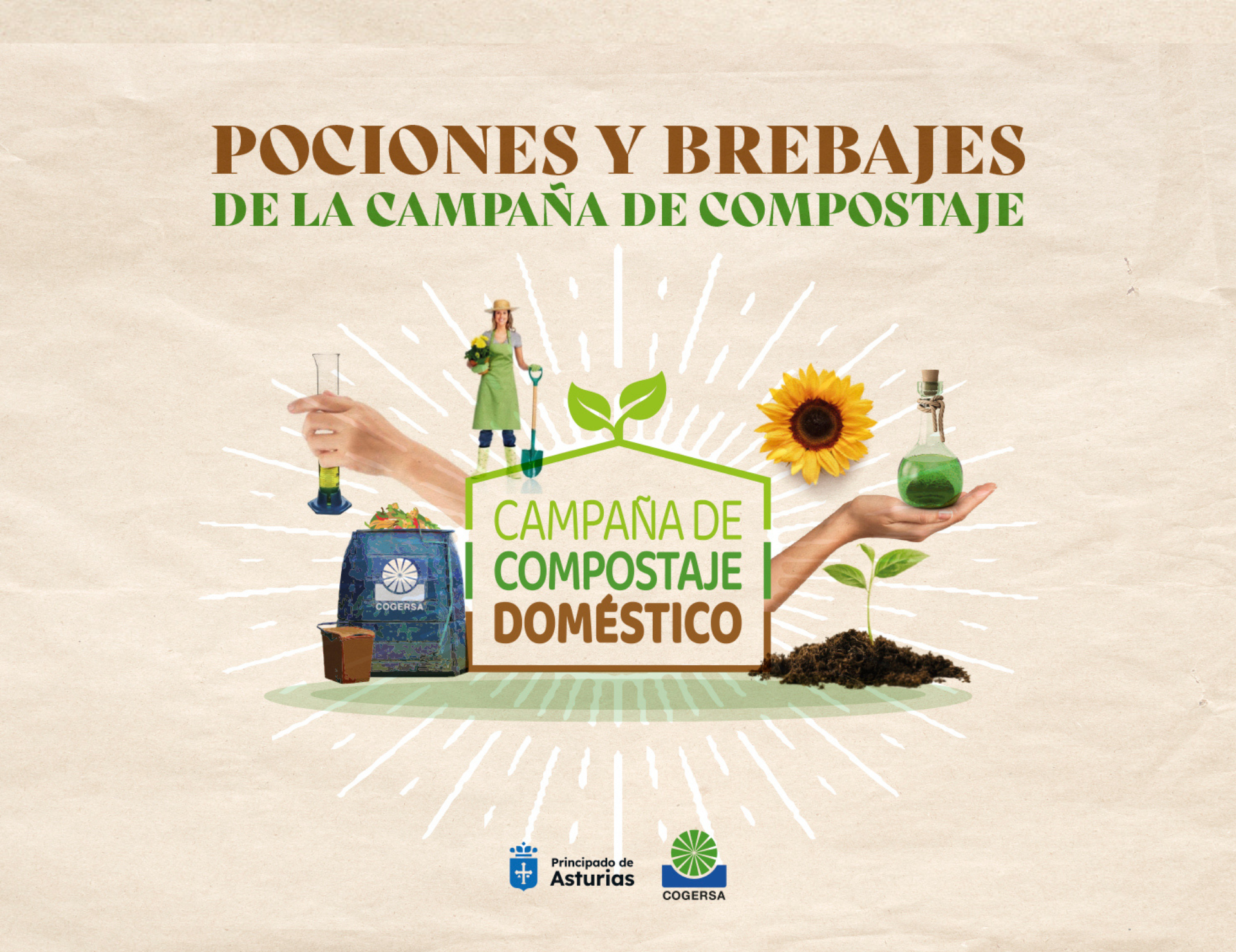 Pociones y brebajes de la campaña de Compostaje